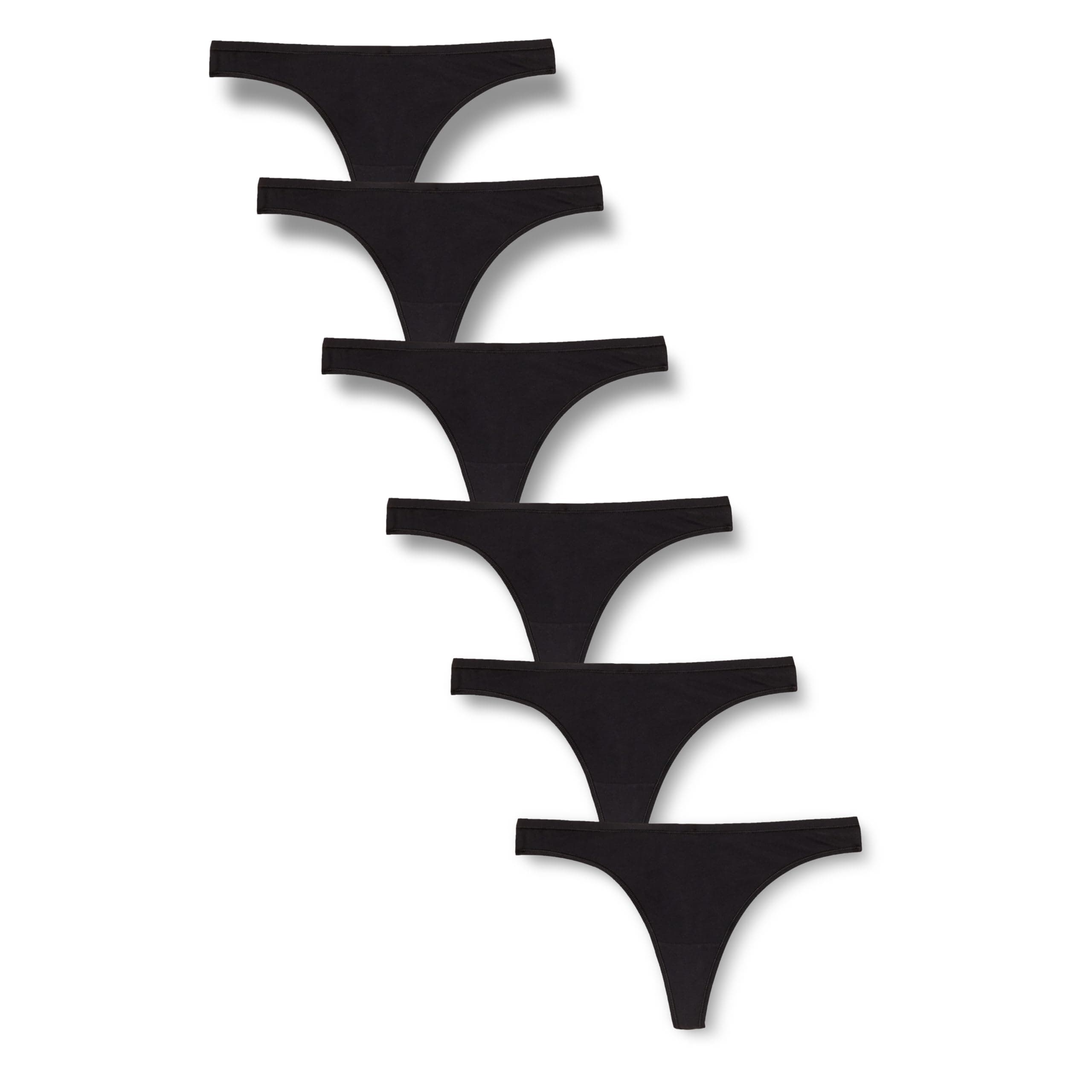 Women's Breathable Cotton Thong Underwear, Pack of 6