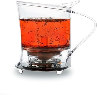 TEAXPRESS EasyBrew, Loose Tea Maker (Transparent, 450ml)