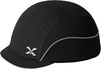 Lightweight Safety Bump Cap - Breathable Baseball Style Protective Hat with Reflective Stripes