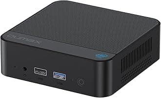 Mini Desktops PC 13th N150 Generation Processor Up to 3.6GHz 4 C/4 T 16GB DDR4 500GB M.2 SSD 4TB Expandable Win-11Pro /Built-in Power Supply/WiFi/BT5.0/Dual HDMI 2.0 4K@60Hz/Dual LAN