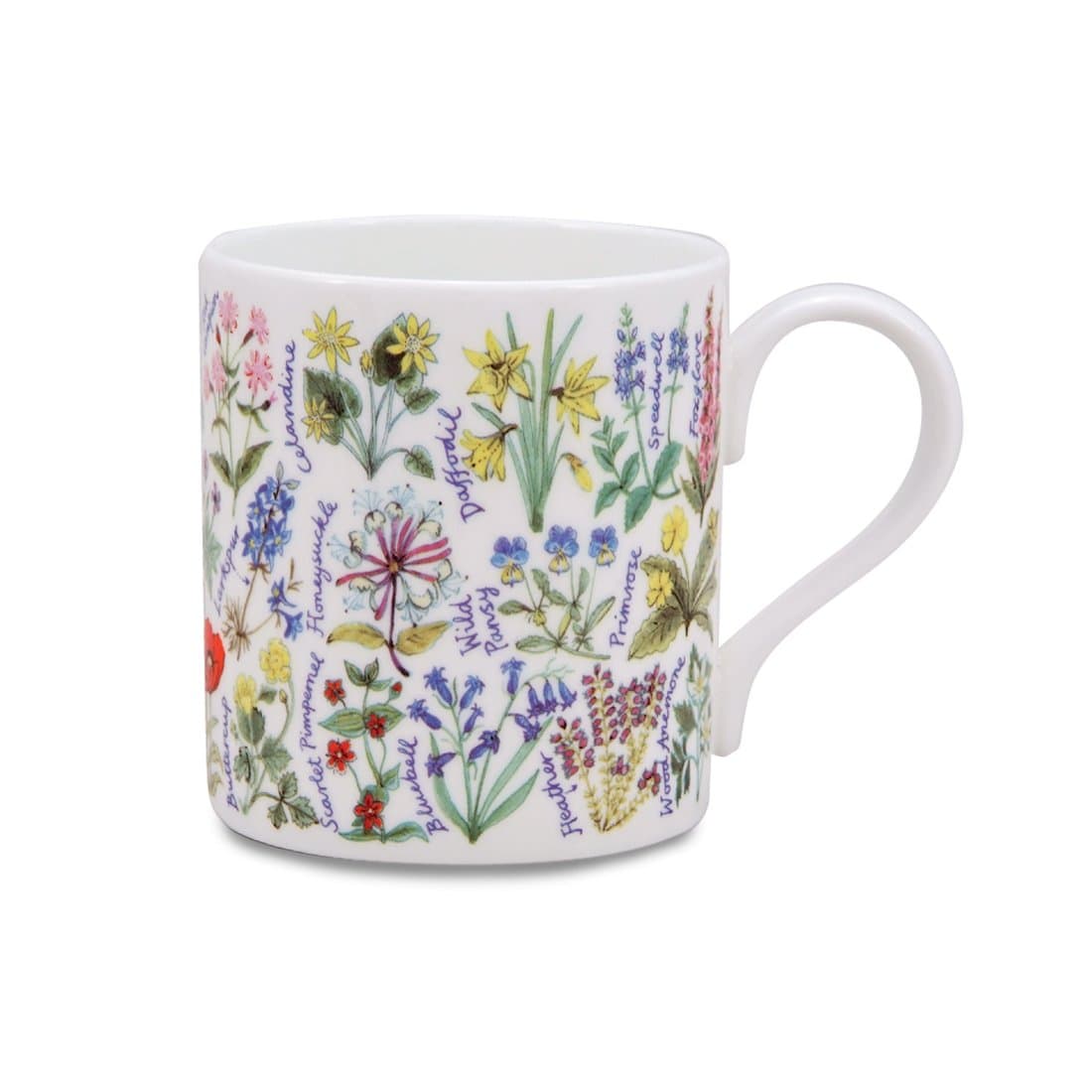Picturemaps Wild Flowers, Fine Bone China Mug