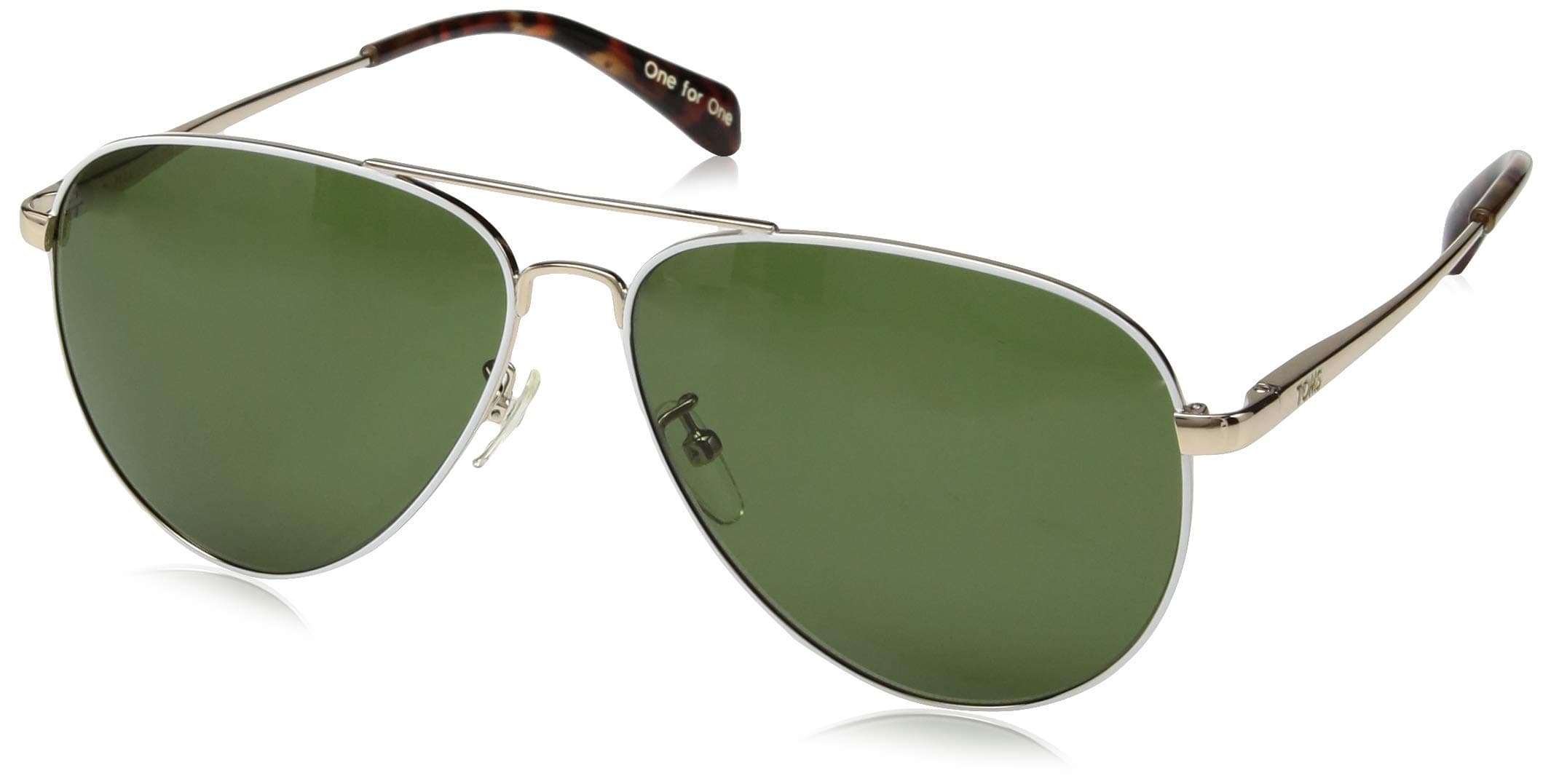 TOMS Women's Maverick Aviator Sunglasses