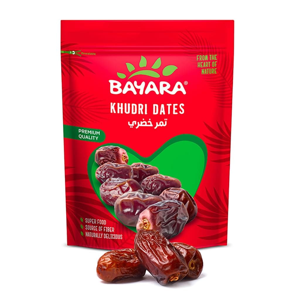 Bayara Khudri Dates, Zipper Pouch - 150 Gm