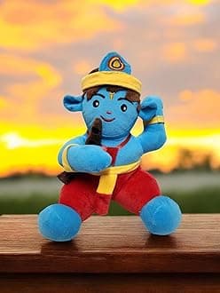 Swarah Super Soft Plush Toy – Ultra-Cuddly Stuffed Animal for Kids & Adults for Birthdays, Baby Showers, Christmas, or Valentine's Day (Krishan ji 32cm)