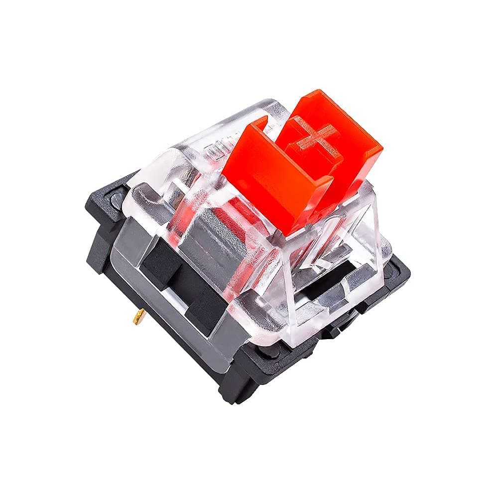 GranVela Outemu (Gaote) Red Switches, 3-Pin Linear 45G Force Dustproof Hot-Swappable Cherry Mx Equivalent Switches For Mechanical Keyboard-20 Pack