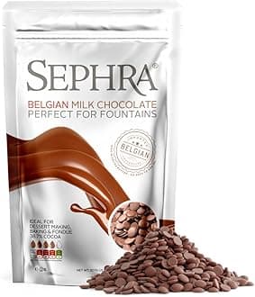 Sephra Belgian Couverture Fountain Ready Chocolate Callets - Milk (907g)