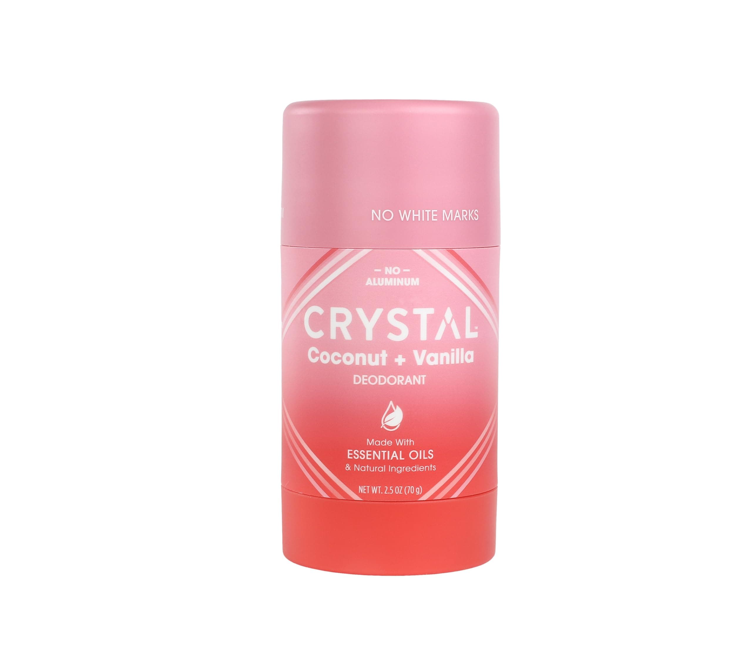 Crystal Essence (Coconut + Vanilla, Pack of 1) - Magnesium Solid Stick Deodorants, Magnesium Deodorant, Safely and Effectively Fights Odour, Aluminium Free Deodorant for Men and Women, Coconut + Va...