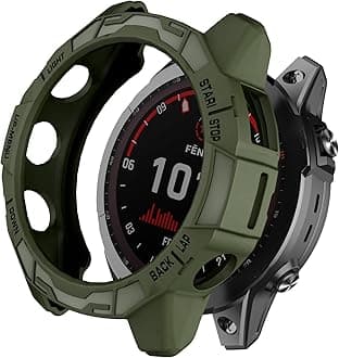 ISABAKE Case Cover Compatible with Garmin Fenix 7X/Fenix 7X Pro/EPIX Pro 51mm, Soft Anti Drop Replacement Protective Cases Smart Watch Accessories