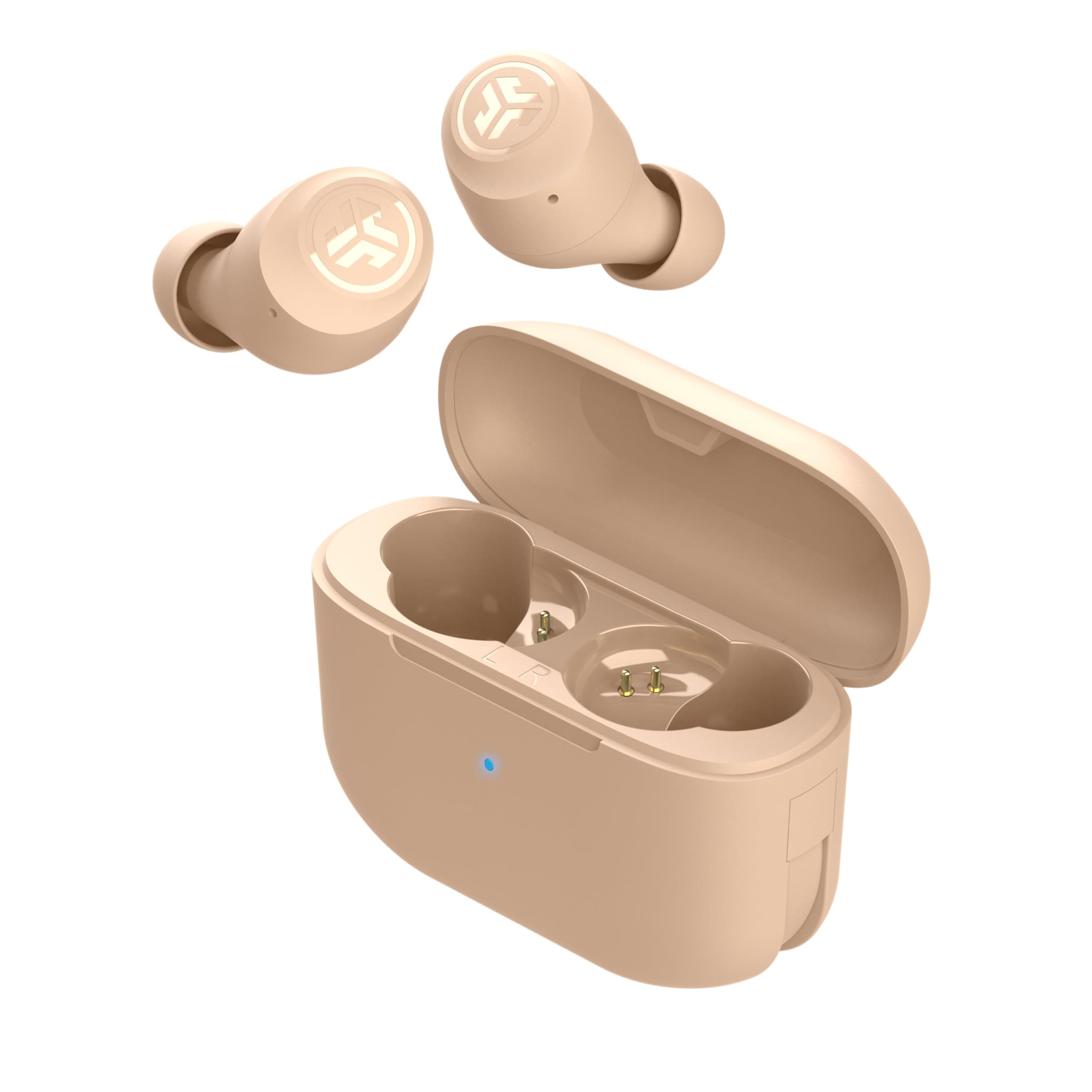 Go Air Pop+ Tones True Wireless Earbuds, in Ear Headphones, Bluetooth Earphones, 35H Playtime Ear Buds, Bluetooth Earbuds with Microphone, USB-C Charging Case, Dual Connect, EQ3 Sound, (474 C)