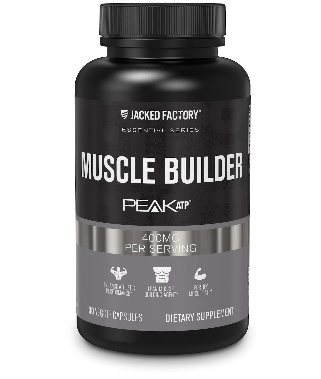 Essentials Muscle Builder - ATP Muscle Builder for Men with Peak ATP to Support Muscle Gain, Enhance Athletic Performance, & Increase Strength - 30 Capsules
