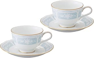 Y6578A/1507 Cup & Saucer (Pair) (COFFEE & TEA COFFEE) 220cc Racewood Gold 2 Guests Blue Fine Porcelain