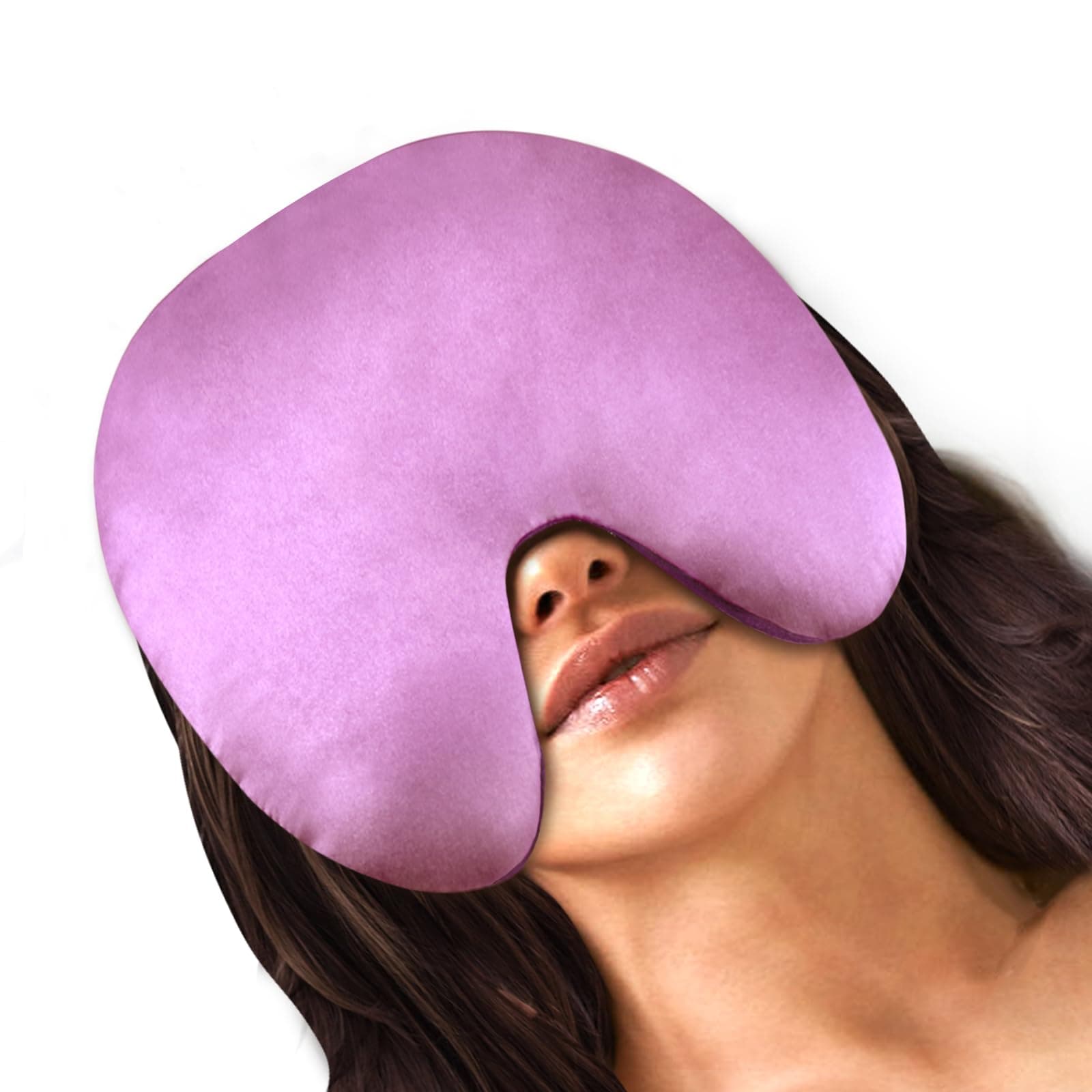 Sinus Mask, Warm Cold Compress Eye Mask for Dry Eyes, Migraines, Headache, Sinus Pressure Relief and Relaxation, Eye Pillow Microwavable Face Heating Pad