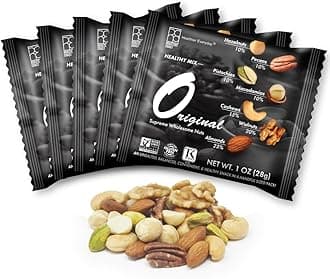 Daily Nuts Original Mixed Nuts | Mixed Nuts Packs | Individually wrapped snacks | Unsalted | Nut Snacks | No peanuts | Deluxe assorted snack (22 Packs)