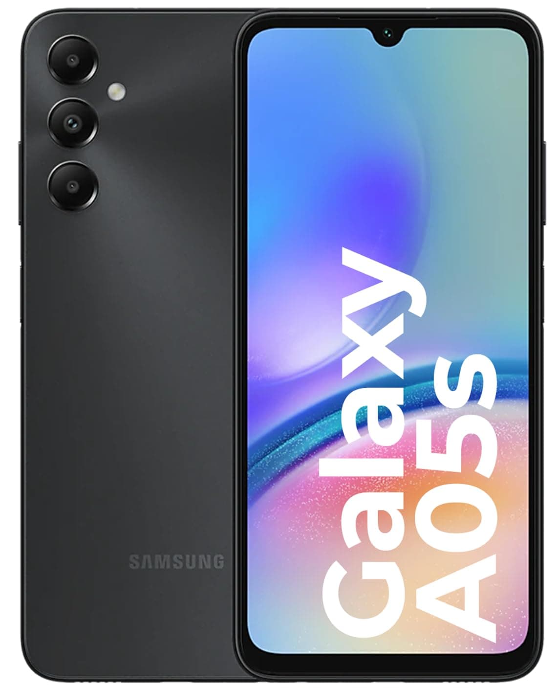 Samsung Galaxy A05s LTE, Android Smartphone, Dual SIM Mobile Phone, 4GB RAM, 64GB Storage, Black (KSA Version)