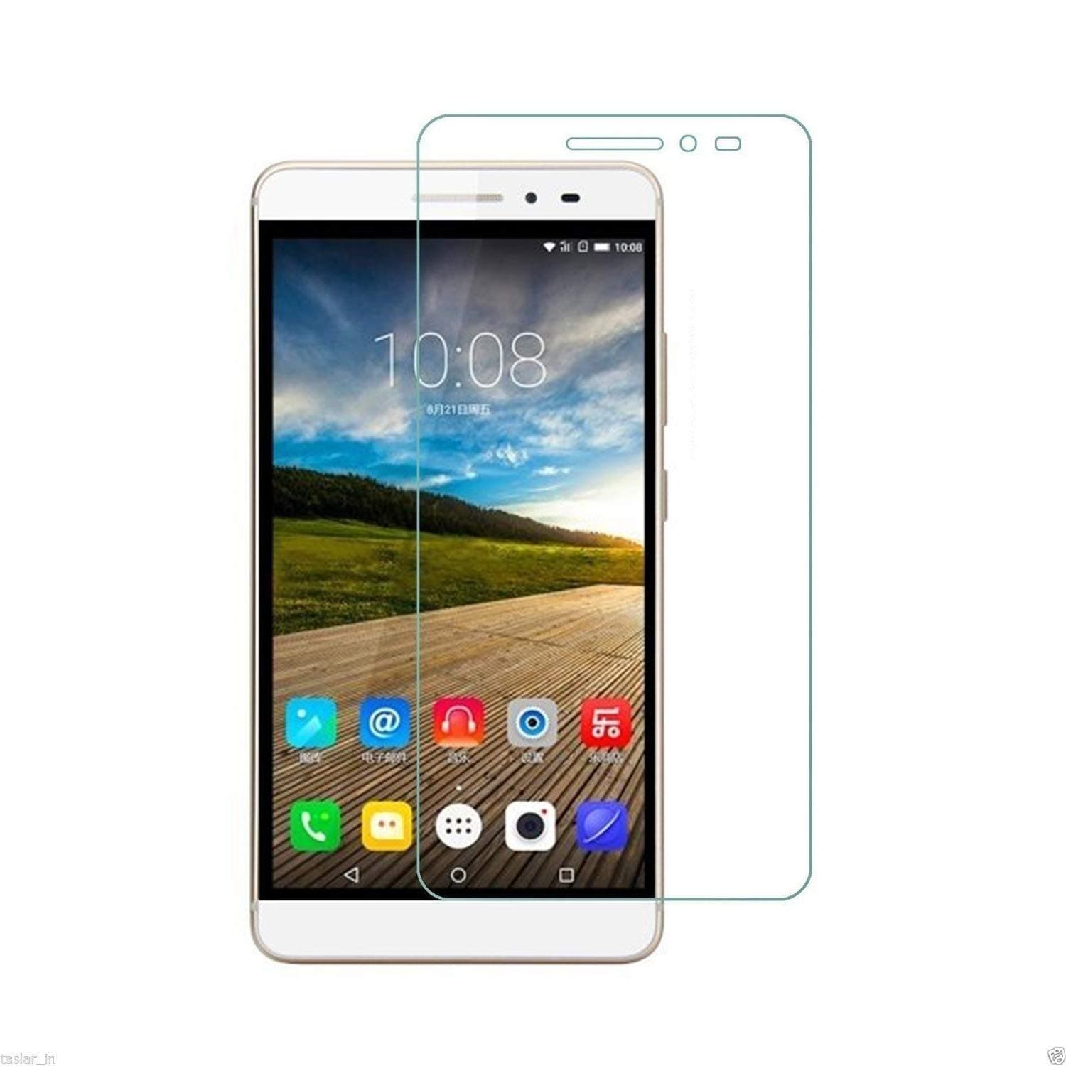 Tempered Glass Screen Protector By Ineix For Lenovo Phab (PB1-750M), 6.98 Inch