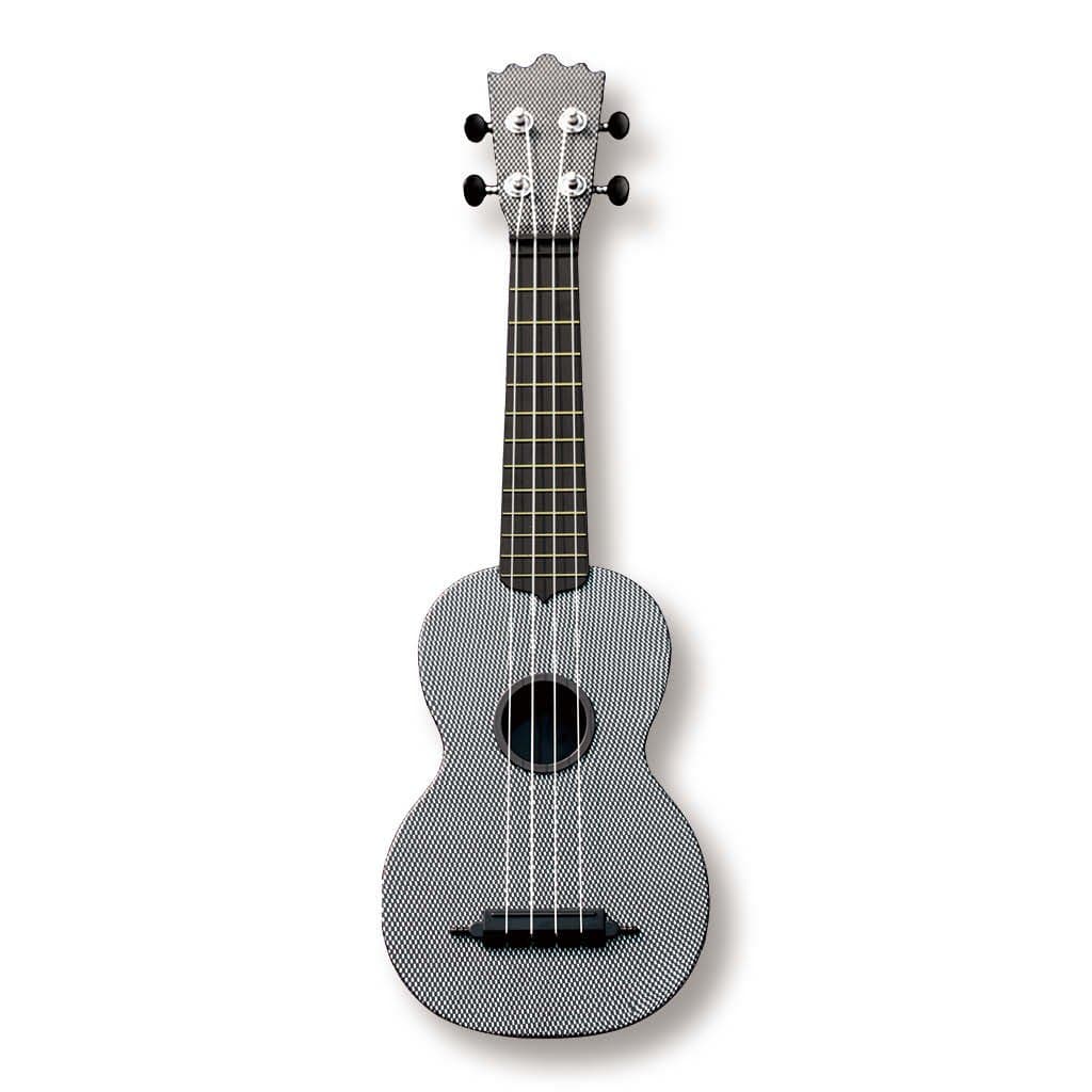 Brand New 21" Soprano Plastic Ukulele Carbon Fiber Pattern 1 WU-21G1(BB)