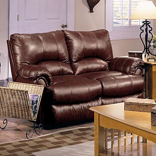204-21-174/5975-33 Lane Alpine Left 1-Arm Loveseat with Recliner in Kiwi (Special Order Leather/Vinyl)