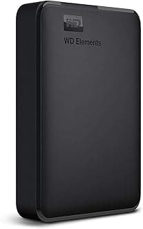 Western Digital WD Elements Portable 4TB USB 3.0 Black External Hard Drive / 2-Year Manufacturer Warranty WDBU6Y0040BBK-WESN Domestic Authorized Distributor