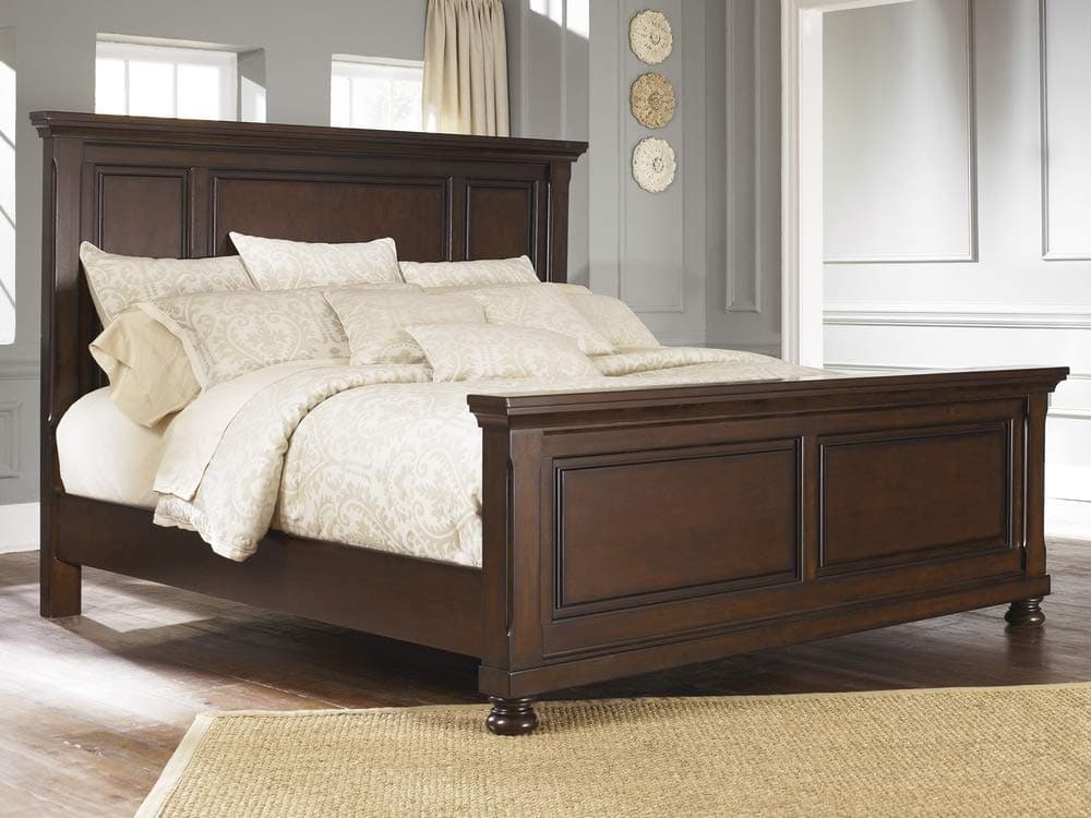 Signature Design by AshleyPorter - Rustic Brown - Queen Bed (Headboard)