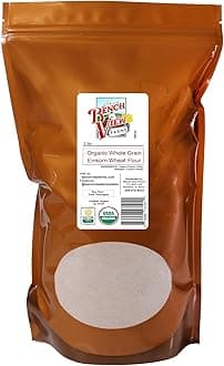 Organic Stone Ground Whole Wheat Einkorn Flour - 2lbs (Pack of 1)