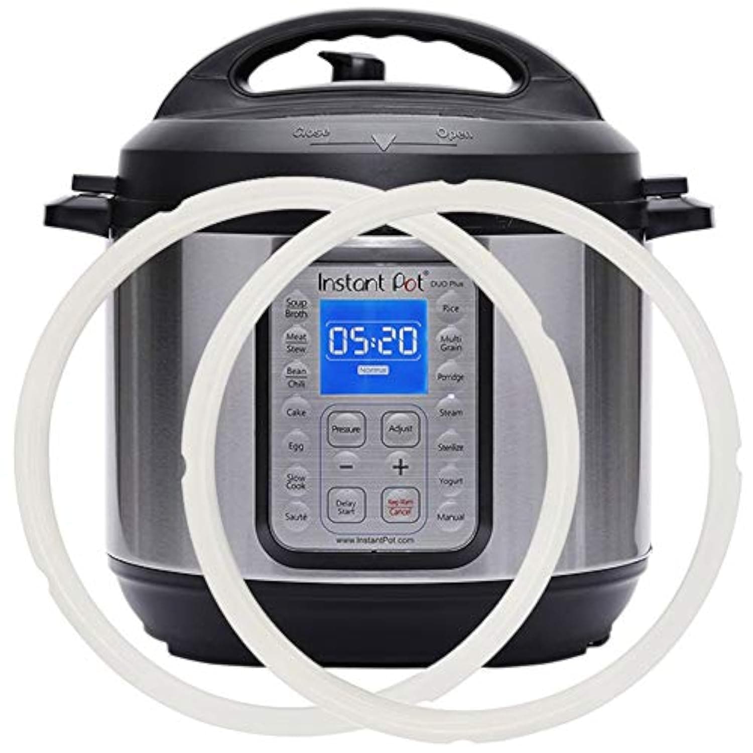 ZoneFly Silicone Sealing Ring 6qt for Instant Pot Sealing ring for 6 5qt Insta Pot Sweet and Savory Food-grade Silicone Fits IP-DUO60 IP-LUX60 IP-DUO50 IP-LUX50 Smart-60 IP-CSG60 and IP-CSG50-2 Pack