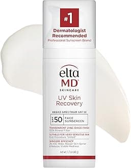 UV Skin Recovery Face Sunscreen with Zinc Oxide, All Mineral, Safe for Sensitive Skin SPF 50