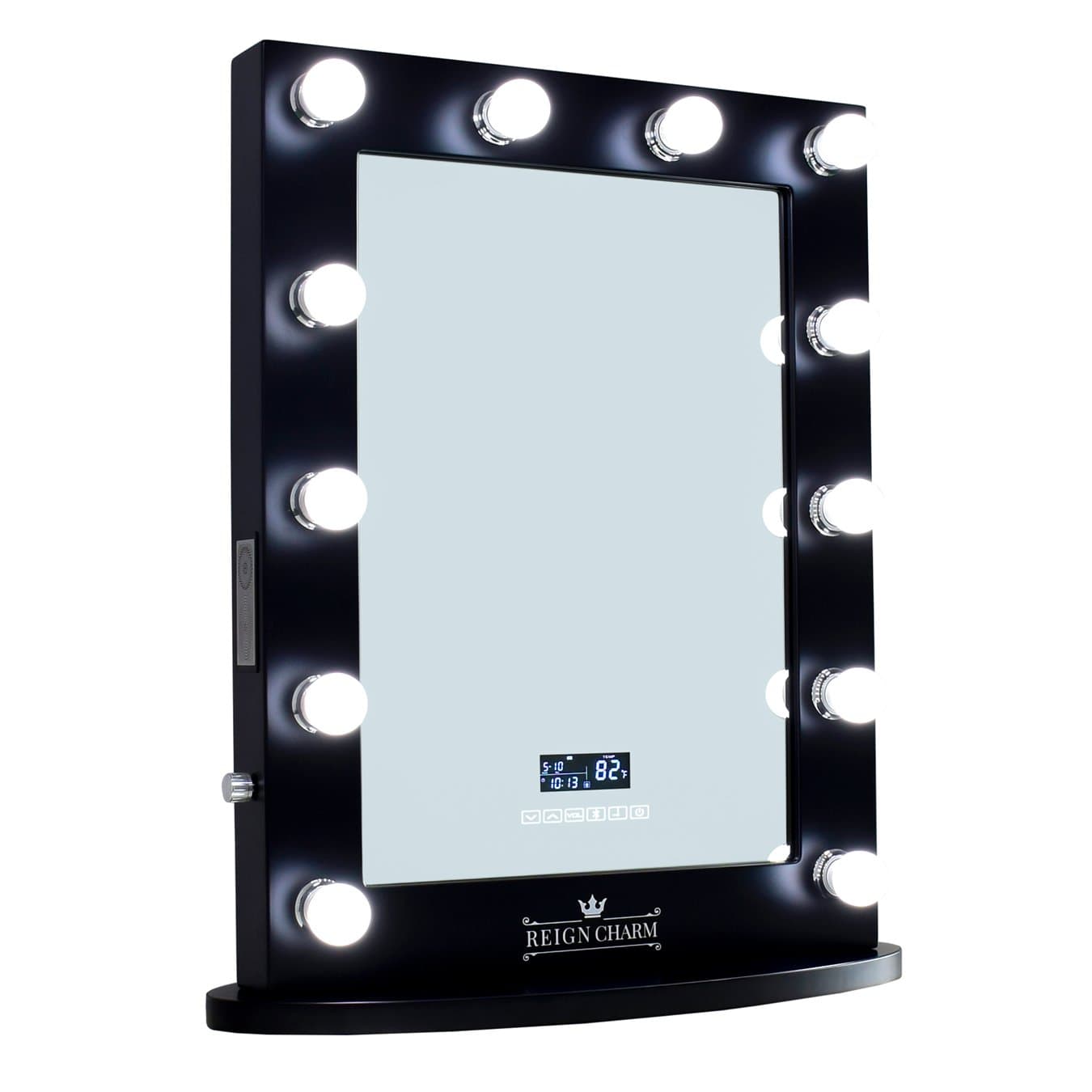 Hollywood Vanity Mirror Bluetooth Audio-Enabled LED Light Bulbs, Black