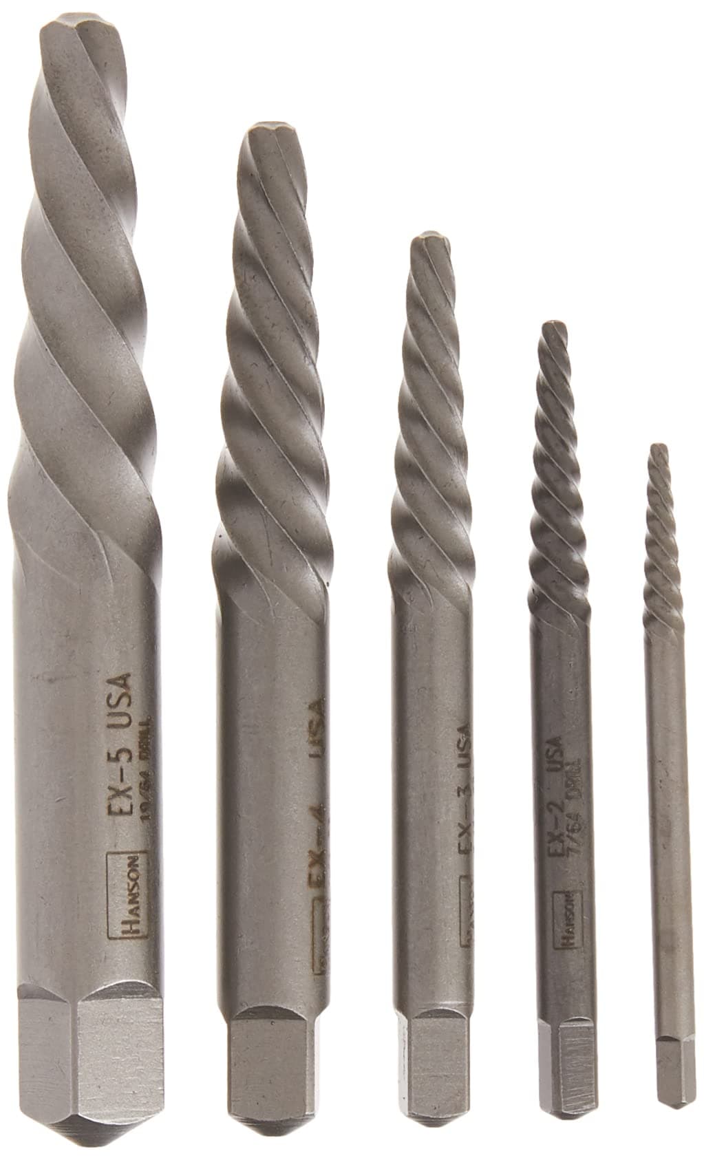 Industrial Tools 53535 Spiral Screw Extractor Set, 5Piece