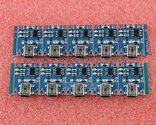 Happy fly shop 10PCS 5V Mini USB 1A Lithium Battery Charging Board Battery Charger Module
