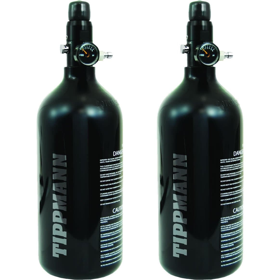 2 - Pack Tippmann 48ci 3000psi Aluminum HPA / Nitro / Compressed Air Tank