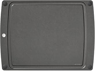 505-201502003 All-In- All-In-One Cutting Board with Non-Slip Feet, 19.5" x 14.5", Slate/Black