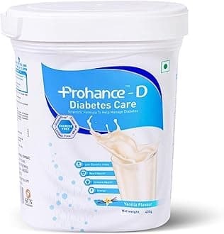 Prohance D Diabetic Nutritional Vanilla Drink - 400g | Helps Manage Blood Sugar Levels | Contains Dietary Fiber | Protein & Vitamins | Supports Weight Management & Heart Health