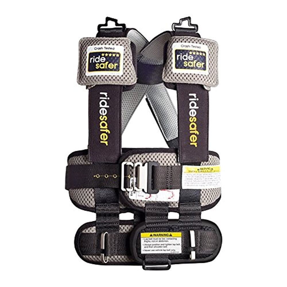 Ride Safer Delight Travel Vest, Large Grey – Includes Tether and Neck Pillow