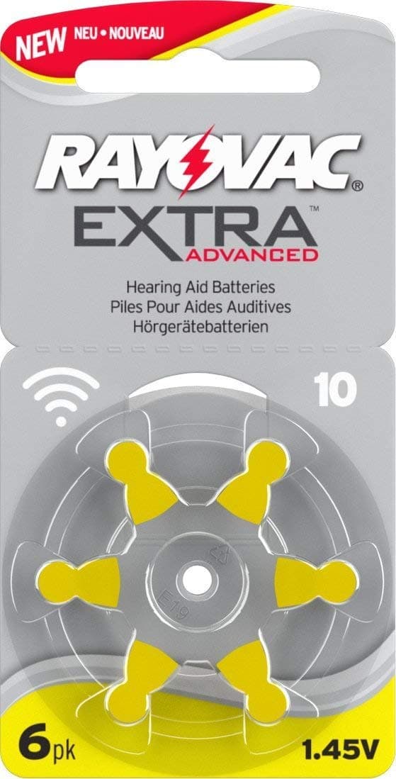 Extra Advanced Hearing Aid Batteries Size 10 (60 Batteries)