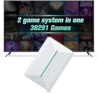 Retro Game Console Hdd 500GB, Plug and Play Video Game Console with Built in 38291 Game, Emulator Console Compatible with 50 Game Emulators, Playnite&Retrobat 2 Game Syatem in 1, Portable Game hdd