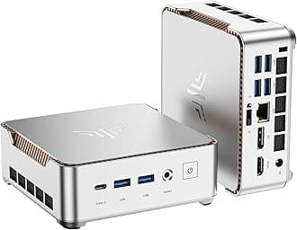 KAMRUI GK3 Plus Mini PC 16GB RAM 512GB M.2 SSD, Intel 12th Alder Lake N95 (up to 3.4GHz) Micro PC, 2.5''SSD, Gigabit Ethernet, 4K UHD, WiFi, BT, VESA/Home/Business Mini Desktop Computer