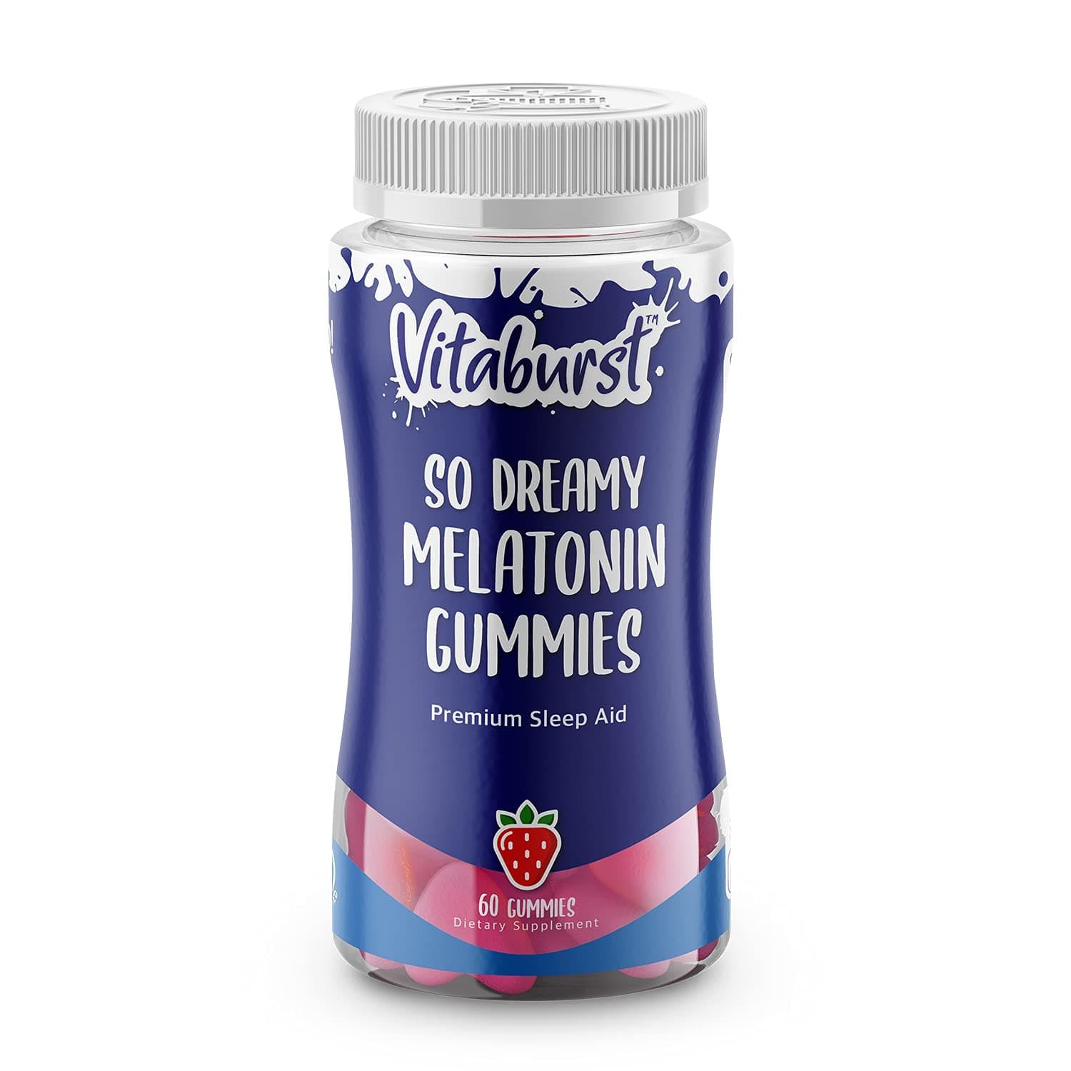 Melatonin Gummies | The Effective Sleep Aid for a Calm Night's Sleep and Sweet Dreams, Vegetarian Friendly