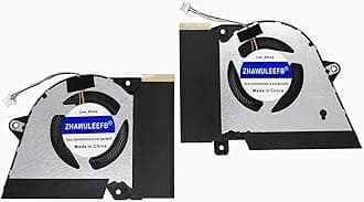 Replacement New Laptop CPU+GPU Cooling Fan for ASUS Rog Zephyrus G14 GA401I GA401IV ‎GA401IH-BR7N2BL Series DFSCK22115181H FMBC DFSCK22105182H FMBB DC12V 1A Fan