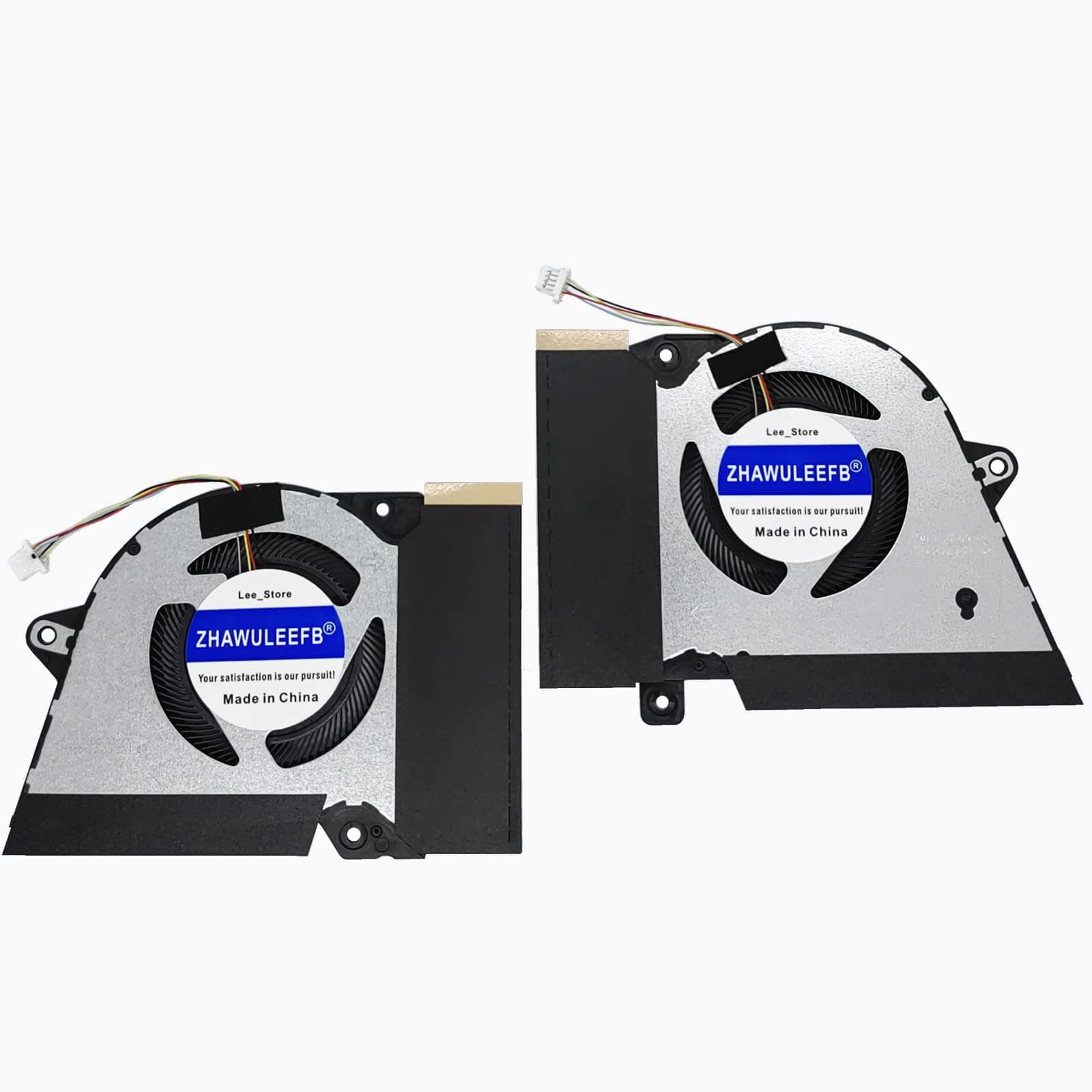 Replacement New Laptop CPU+GPU Cooling Fan for ASUS Rog Zephyrus G14 GA401I GA401IV ‎GA401IH-BR7N2BL Series DFSCK22115181H FMBC DFSCK22105182H FMBB DC12V 1A Fan