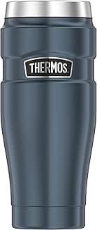 Thermos Stainless King 16 Ounce Travel Tumbler, Slate