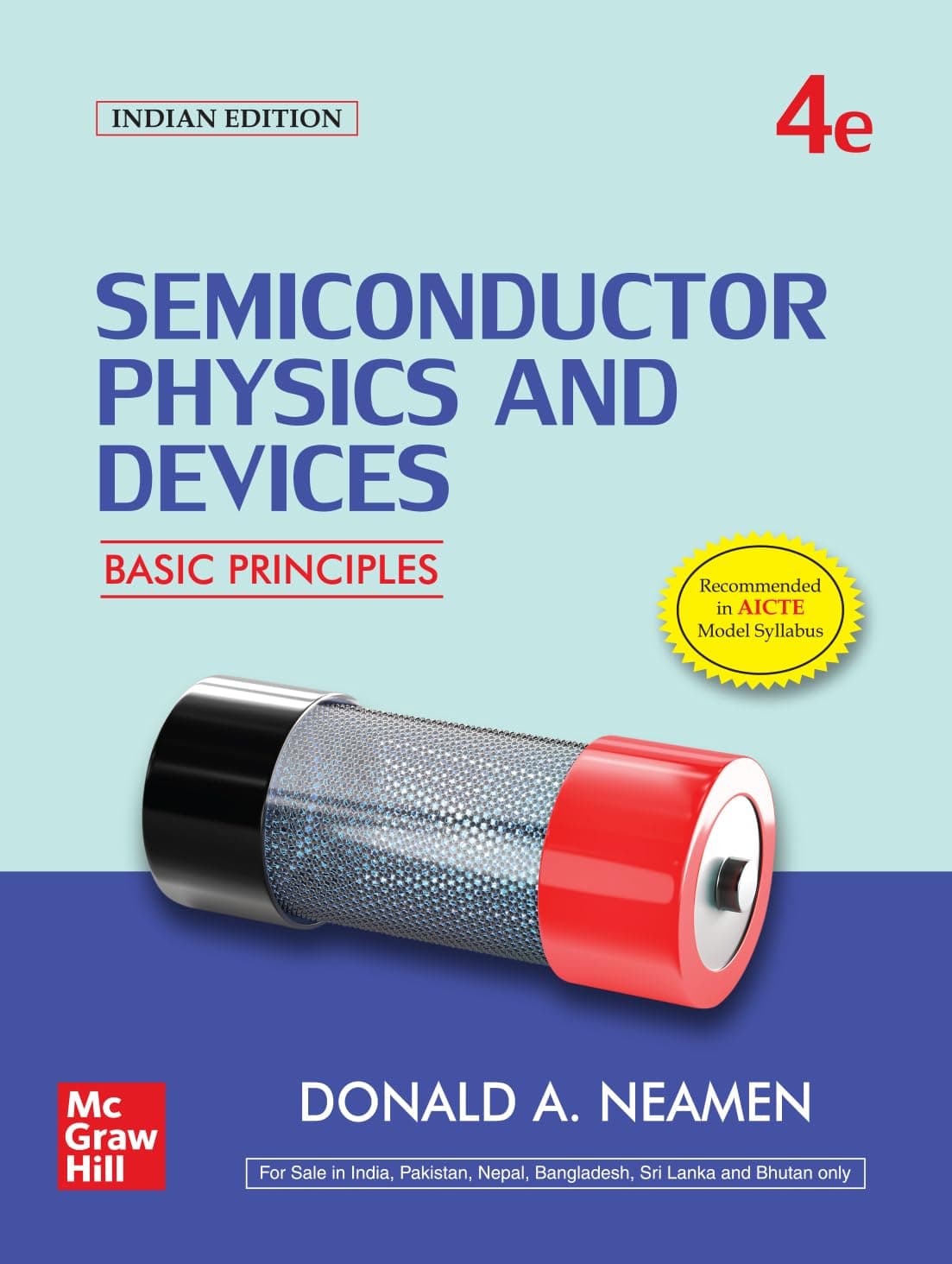 Semiconductor Physics and Devices- Basic Principles | 4th Edition