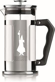 6860 Preziosa Stainless Steel 3-Cup French Press Coffee Maker 3 Cup Silver 20003160