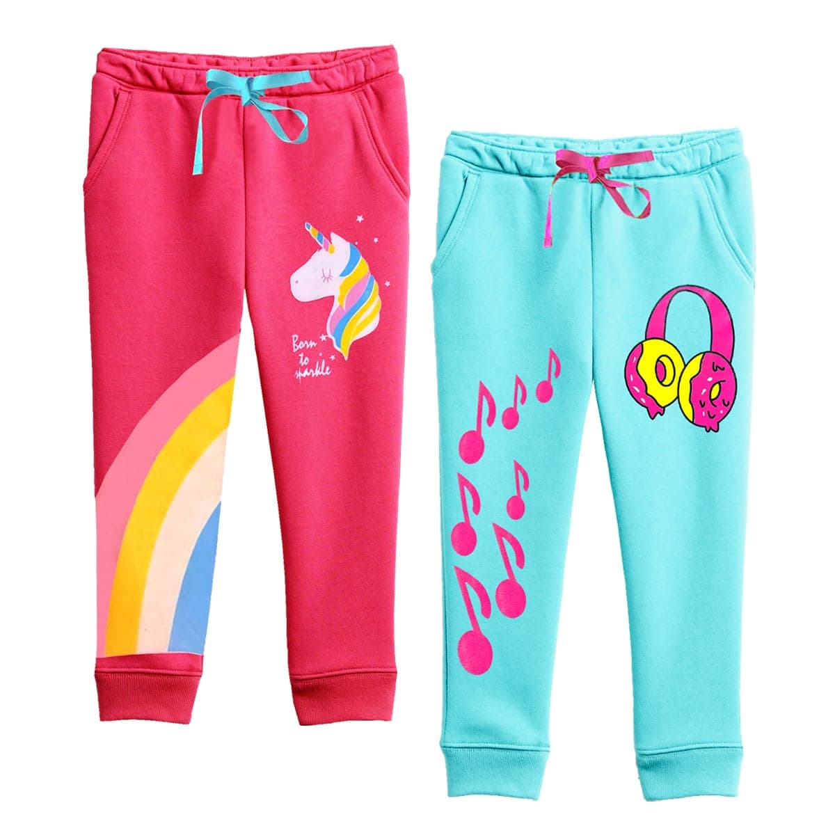 Kuchipoo Girls Regular Fit Track Pants