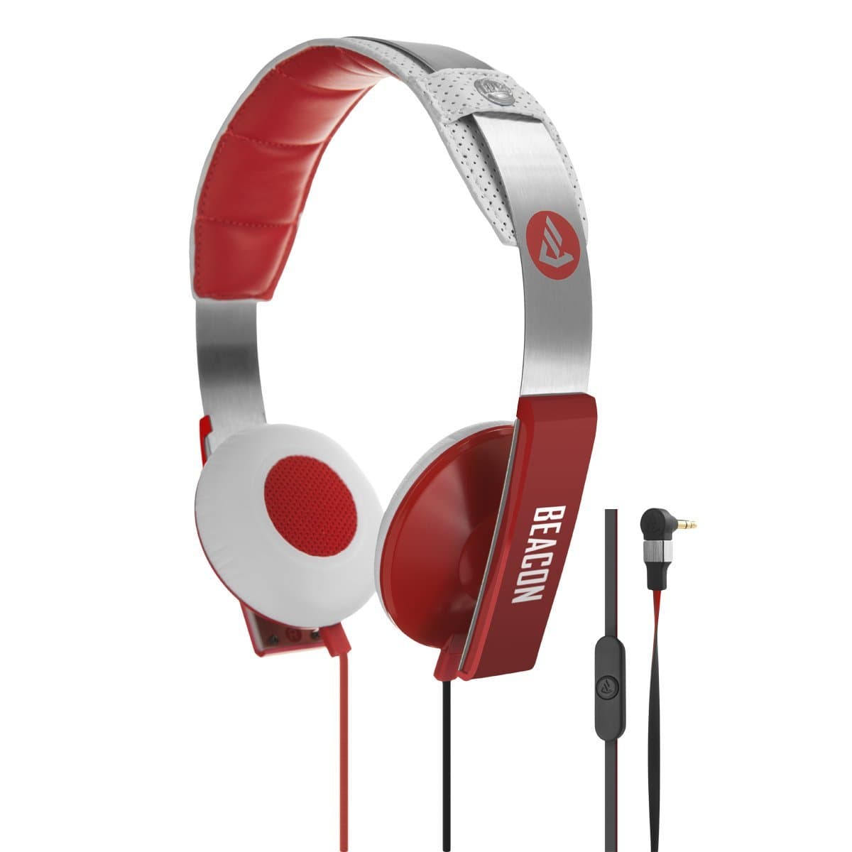 Orion On-Ear Headphone with In-line Microphone (Red)