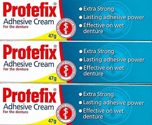 Protefix Adhesive Cream Extra Strong Classic 3x40ml