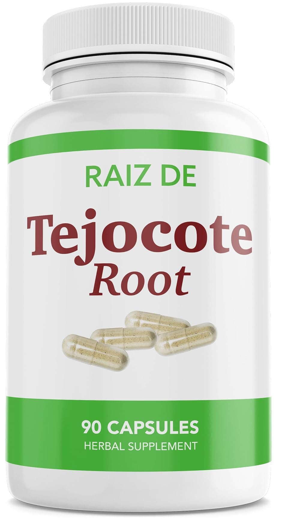 Raiz DE Tejocote Root Premium Herbal Supplement - Lab Tested for Purity - Natural and Healthy Detox and Weight Loss Support- 90 Tejocote Root en Forma de Capsulas