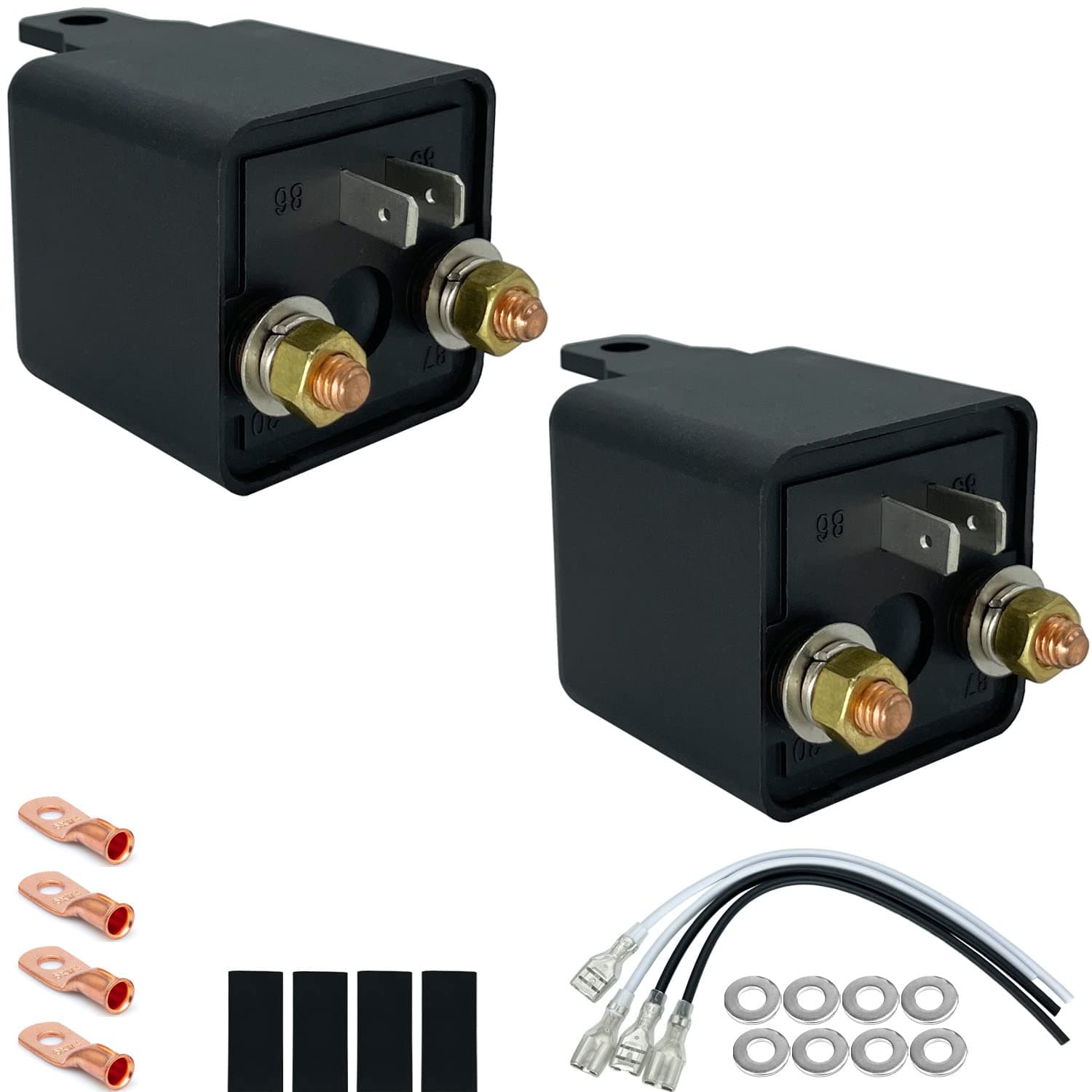 irhapsody Relay 200A, 12V Continuous Duty SPST 4-pin High Power Relay Set