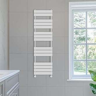1600 x 450 mm Designer Flat Panel Heated Towel Rail Radiator Chrome Bathroom Radiator