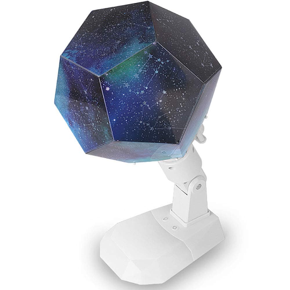 WYMI Twelve Constellation Star Night Light Projector Lamp for Kids Dimmable Multi-Function Sky Projection Night Lamp DIY Rotating Night Lights USB Charging for Kid Baby Bedroom Study Bedside Light