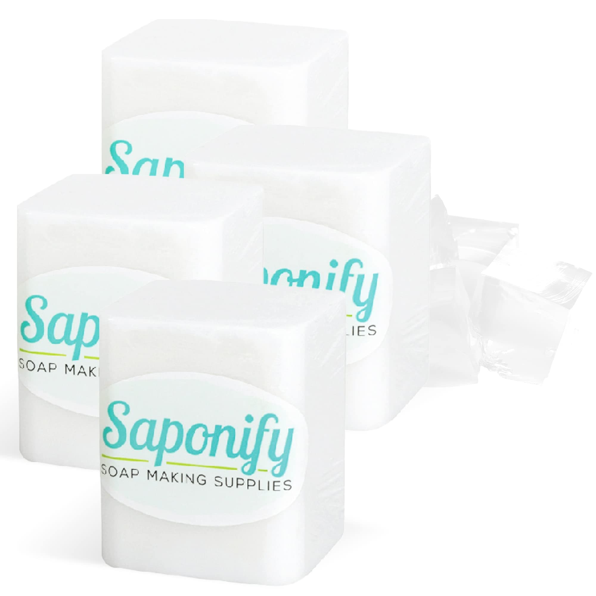Saponify - 4Lb White Soap Base, Pure White Base, Easy to Use Glycerin Soap Base for DIY Soap Making